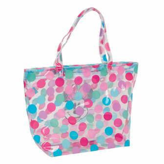 Dames handtas Minnie Mouse Beach Multicolour Transparant 54 x 35 x 17 cm 3