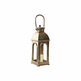 Lantaarn Home ESPRIT Gouden Aluminium Kristal Vintage 17 x 17 x 59 cm 4