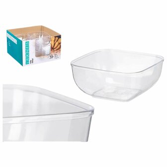 Kommenset Leknes CK80688 Transparant Plastic 800 ml 15,3 x 7 x 15,3 cm (24 Stuks) 2