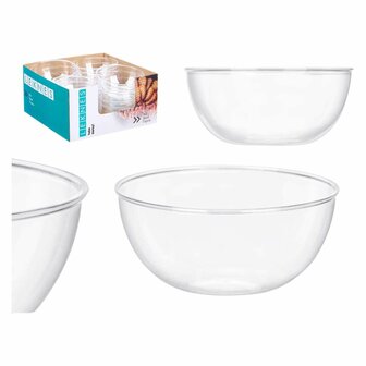 Kommenset Leknes CK80678 Transparant Plastic 700 ml 15,2 x 7 x 15,2 cm (24 Stuks) 2