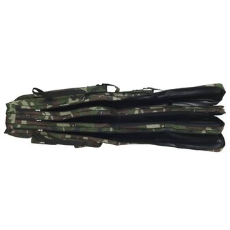 Hengeltas 150 cm camouflage oxford stof groen 2