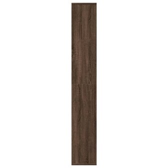 Kamerscherm / boekenkast 67x25x161,5 cm hout bruin eikenkleur 6