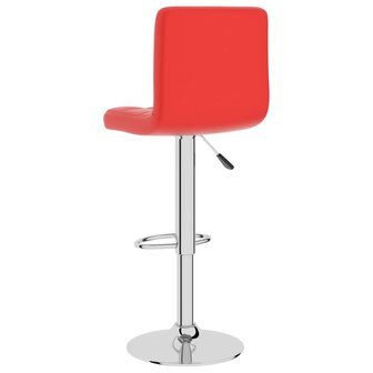 Barkruk kunstleer rood 5