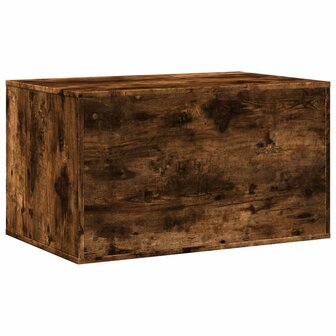 Kattenbakkast 80x50x45 cm bewerkt hout gerookt eikenkleurig 7