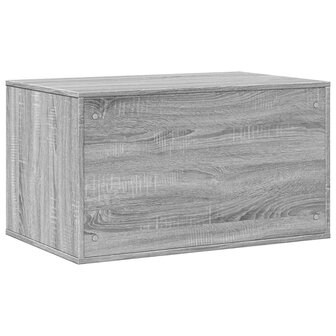 Kattenbakkast 80x50x45 cm bewerkt hout grijs sonoma eikenkleur 7