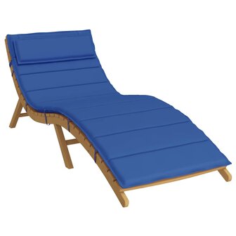 Ligbedkussen 180x60x4 cm oxford stof koningsblauw 3