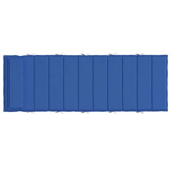 Ligbedkussen 180x60x4 cm oxford stof koningsblauw 5