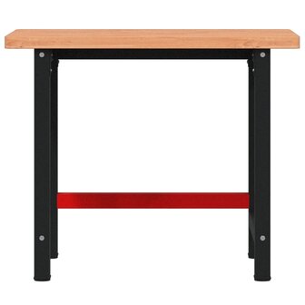 Werkbank rechthoekig 100x60x83 cm massief beukenhout 4