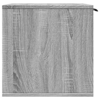 Kattenbakkast 60x40x40 cm bewerkt hout grijs sonoma eikenkleur 6