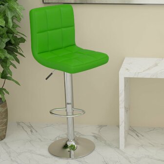 Barkruk kunstleer groen 1