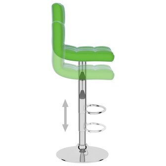 Barkruk kunstleer groen 6