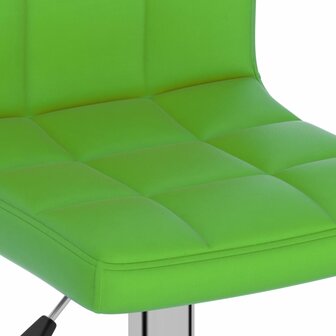 Barkruk kunstleer groen 7