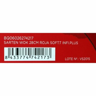 Wokpan Quttin Infinity Rood 28,3 x 47 x 10 cm 4