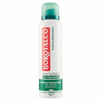 Deodorant Spray Borotalco Invisible 150 ml 1