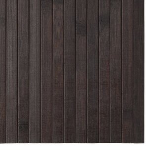 Vloerkleed rechthoekig 70x100 cm bamboe donkerbruin 6