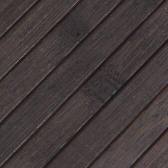 Vloerkleed rechthoekig 70x300 cm bamboe donkerbruin 7