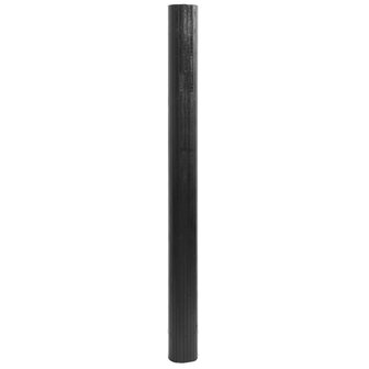 Vloerkleed rechthoekig 80x200 cm bamboe grijs 3