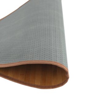 Vloerkleed rond 60 cm bamboe bruin 5