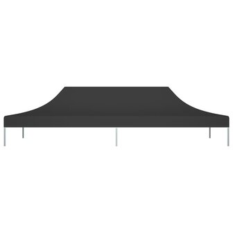 Partytentdak 270 g/m&sup2; 6x3 m zwart 3