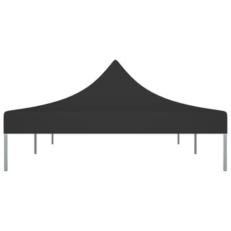 Partytentdak 270 g/m&sup2; 6x3 m zwart 4