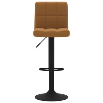 Barkruk fluweel bruin 3