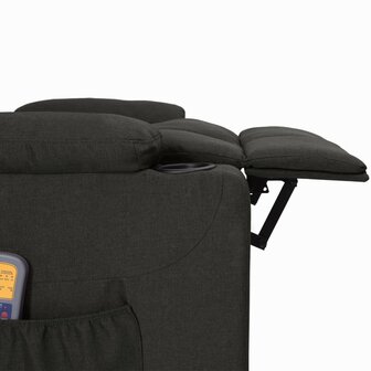 Sta-op-massagestoel stof zwart 6