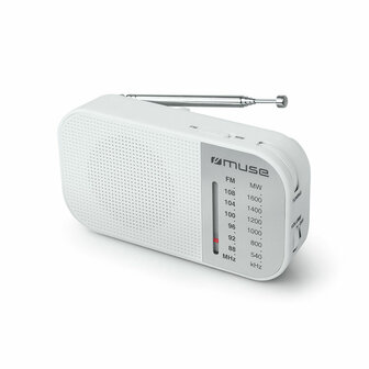 Radio Muse M-025 RW Wit (Wit) Geschenkbox (Geschenkbox) 1