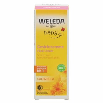 Hydraterende Gezichtscr&egrave;me voor Baby&amp;apos;s Weleda Baby Calendula 50 ml 3