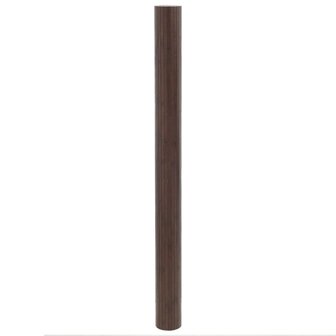 Vloerkleed rechthoekig 80x200 cm bamboe donkerbruin 3
