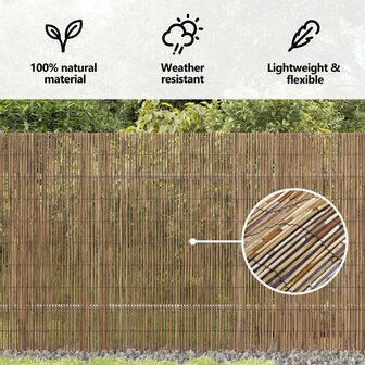 Tuin Rieten Scherm 500x140 cm 2