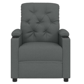 Massagestoel stof donkergrijs 4
