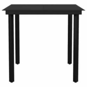 3-delige Tuinset poly rattan glas bruin 7