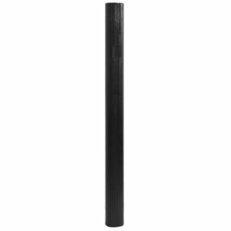 Vloerkleed rechthoekig 80x200 cm bamboe zwart 3