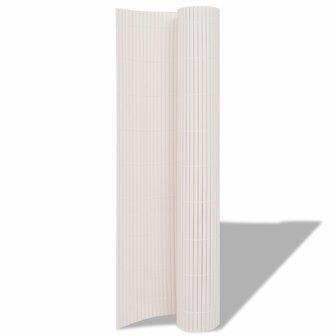 Tuinhek Dubbelzijdig PVC 150x300 cm Wit 1