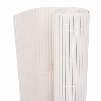 Tuinhek Dubbelzijdig PVC 150x300 cm Wit 2