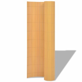 Tuinhek Dubbelzijdig PVC 150x300 cm Geel 1
