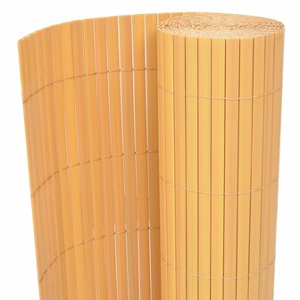 Tuinhek Dubbelzijdig PVC 150x300 cm Geel 2