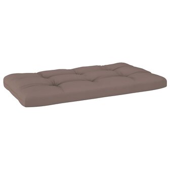 Tweezitsbank pallet met kussens honingbruin ge&iuml;mpregneerd hout 6