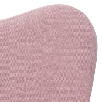 Kinderbank zacht pluche roze 6