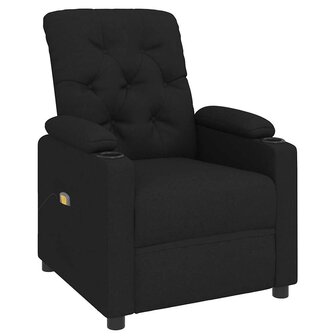 Massagestoel stof zwart 3