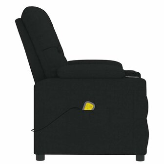 Massagestoel stof zwart 5