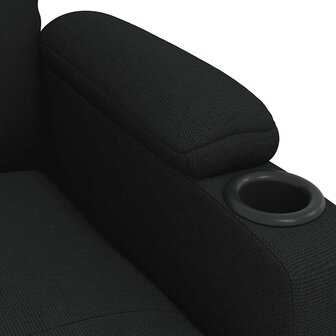 Massagestoel stof zwart 7