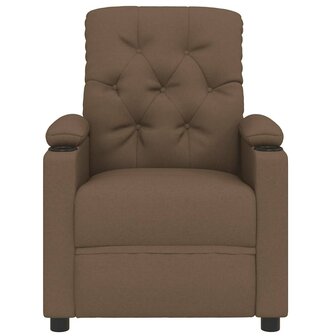 Massagestoel stof bruin 4