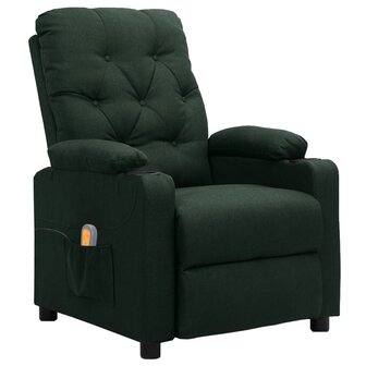 Massagestoel stof donkergroen 1