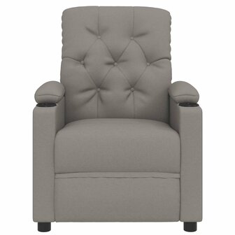 Massagestoel stof taupe 4