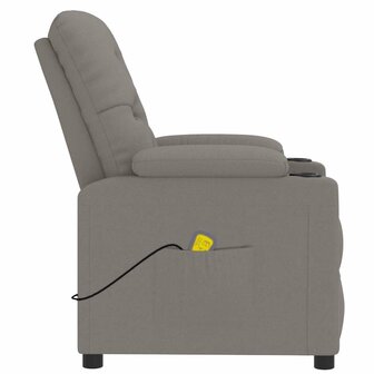 Massagestoel stof taupe 5