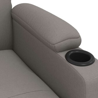 Massagestoel stof taupe 7