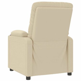 Massagestoel stof cr&egrave;mekleurig 6