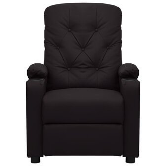 Massagestoel kunstleer zwart 2