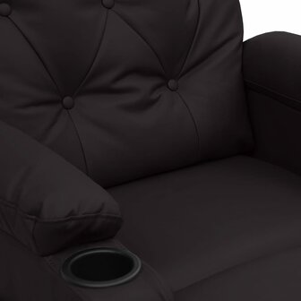 Massagestoel kunstleer zwart 6
